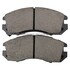 1003-0470C by MPA ELECTRICAL - Quality-Built Disc Brake Pad Set - Black Series, Ceramic, with Hardware