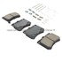 1003-0473C by MPA ELECTRICAL - Quality-Built Disc Brake Pad Set - Black Series, Ceramic, with Hardware