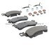 1001-0052M by MPA ELECTRICAL - Quality-Built Premium Semi-Metallic Brake Pads w/ Hardware