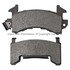 1001-0154M by MPA ELECTRICAL - Quality-Built Premium Disc Brake Pad Set - Semi-Metallic, with Hardware