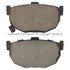 1001-0323C by MPA ELECTRICAL - Quality-Built Premium Ceramic Brake Pads w/ Hardware