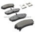 1001-0353M by MPA ELECTRICAL - Quality-Built Premium Disc Brake Pad Set - Semi-Metallic, with Hardware