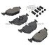 1001-0396M by MPA ELECTRICAL - Quality-Built Premium Semi-Metallic Brake Pads w/ Hardware