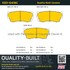 1001-0418C by MPA ELECTRICAL - Quality-Built Premium Ceramic Brake Pads w/ Hardware