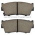 1001-0418C by MPA ELECTRICAL - Quality-Built Premium Ceramic Brake Pads w/ Hardware