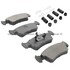 1001-0444M by MPA ELECTRICAL - Quality-Built Premium Disc Brake Pad Set - Semi-Metallic, with Hardware