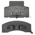 1001-0459M by MPA ELECTRICAL - Quality-Built Premium Disc Brake Pad Set - Semi-Metallic, with Hardware