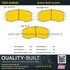 1001-0484C by MPA ELECTRICAL - Quality-Built Premium Ceramic Brake Pads w/ Hardware