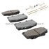 1001-0502C by MPA ELECTRICAL - Quality-Built Disc Brake Pad, Premium, Ceramic, with Hardware