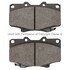 1001-0502C by MPA ELECTRICAL - Quality-Built Disc Brake Pad, Premium, Ceramic, with Hardware