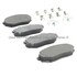 1001-0525M by MPA ELECTRICAL - Quality-Built Premium Disc Brake Pad Set - Semi-Metallic, with Hardware