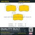 1001-0537C by MPA ELECTRICAL - Quality-Built Premium Ceramic Brake Pads w/ Hardware