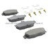 1001-0545M by MPA ELECTRICAL - Quality-Built Premium Disc Brake Pad Set - Semi-Metallic, with Hardware