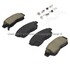 1001-0562AM by MPA ELECTRICAL - Quality-Built Premium Semi-Metallic Brake Pads w/ Hardware