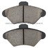 1001-0600C by MPA ELECTRICAL - Quality-Built Premium Ceramic Brake Pads w/ Hardware