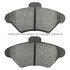 1001-0600M by MPA ELECTRICAL - Quality-Built Premium Semi-Metallic Brake Pads w/ Hardware