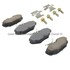 1001-0610C by MPA ELECTRICAL - Quality-Built Disc Brake Pad, Premium, Ceramic, with Hardware