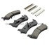 1001-0625M by MPA ELECTRICAL - Quality-Built Premium Disc Brake Pad Set - Semi-Metallic, with Hardware