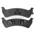 1001-0625M by MPA ELECTRICAL - Quality-Built Premium Disc Brake Pad Set - Semi-Metallic, with Hardware