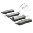 1001-0636C by MPA ELECTRICAL - Quality-Built Premium Ceramic Brake Pads w/ Hardware