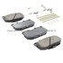 1001-0647C by MPA ELECTRICAL - Quality-Built Premium Ceramic Brake Pads w/ Hardware