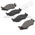 1001-0651M by MPA ELECTRICAL - Quality-Built Premium Semi-Metallic Brake Pads w/ Hardware