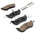 1001-0674M by MPA ELECTRICAL - Quality-Built Premium Disc Brake Pad Set - Semi-Metallic, with Hardware