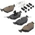 1001-0692AM by MPA ELECTRICAL - Quality-Built Premium Disc Brake Pad Set - Semi-Metallic, with Hardware