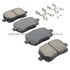 1001-0707C by MPA ELECTRICAL - Quality-Built Disc Brake Pad, Premium, Ceramic, with Hardware