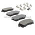 1001-0721C by MPA ELECTRICAL - Quality-Built Disc Brake Pad, Premium, Ceramic, with Hardware