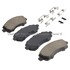 1001-0722C by MPA ELECTRICAL - Quality-Built Premium Ceramic Brake Pads w/ Hardware