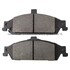 1001-0727M by MPA ELECTRICAL - Quality-Built Premium Disc Brake Pad Set - Semi-Metallic, with Hardware