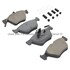 1001-0740C by MPA ELECTRICAL - Quality-Built Premium Ceramic Brake Pads w/ Hardware