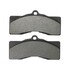 1000-0008M by MPA ELECTRICAL - Quality-Built Disc Brake Pad Set - Semi-Metallic