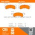 1000-0052C by MPA ELECTRICAL - Quality-Built Disc Brake Pad Set - Ceramic