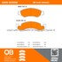 1000-0050M by MPA ELECTRICAL - Quality-Built Disc Brake Pad Set - Semi-Metallic