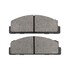 1000-0054AM by MPA ELECTRICAL - Quality-Built Disc Brake Pad Set - Semi-Metallic