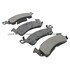 1000-0122M by MPA ELECTRICAL - Quality-Built Disc Brake Pad Set - Semi-Metallic