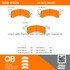 1000-0122M by MPA ELECTRICAL - Quality-Built Disc Brake Pad Set - Semi-Metallic