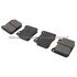 1000-0145AM by MPA ELECTRICAL - Quality-Built Disc Brake Pad Set - Semi-Metallic