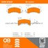 1000-0154C by MPA ELECTRICAL - Quality-Built Disc Brake Pad Set - Ceramic