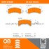 1000-0154M by MPA ELECTRICAL - Quality-Built Disc Brake Pad Set - Semi-Metallic