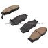 1000-0266M by MPA ELECTRICAL - Quality-Built Disc Brake Pad Set - Semi-Metallic