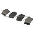 1000-0340M by MPA ELECTRICAL - Quality-Built Disc Brake Pad Set - Semi-Metallic