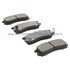 1000-0383M by MPA ELECTRICAL - Quality-Built Disc Brake Pad Set - Semi-Metallic