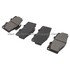 1000-0410M by MPA ELECTRICAL - QB Semi-Metallic Brake Pads