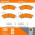 1000-0412C by MPA ELECTRICAL - Quality-Built Disc Brake Pad Set - Ceramic