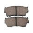 1000-0418C by MPA ELECTRICAL - Quality-Built Disc Brake Pad Set - Ceramic