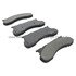 1000-0450M by MPA ELECTRICAL - Quality-Built Disc Brake Pad Set - Semi-Metallic