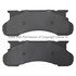 1000-0450M by MPA ELECTRICAL - Quality-Built Disc Brake Pad Set - Semi-Metallic